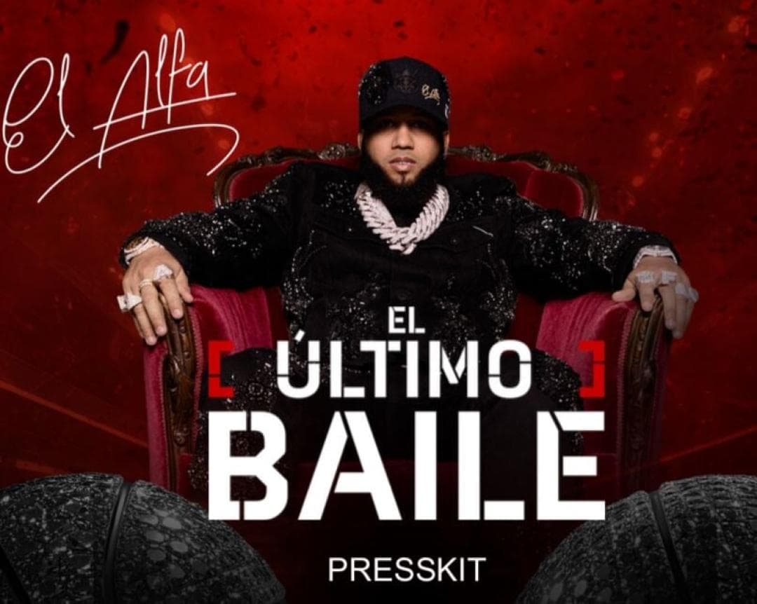 Concert poster for el alfa