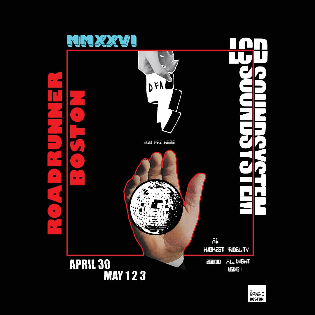 Concert poster for lcd soundsystem