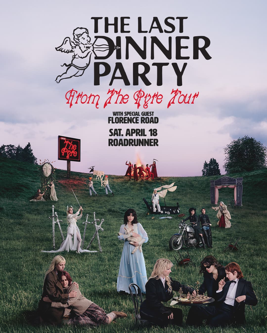 Concert poster for the last dinner party