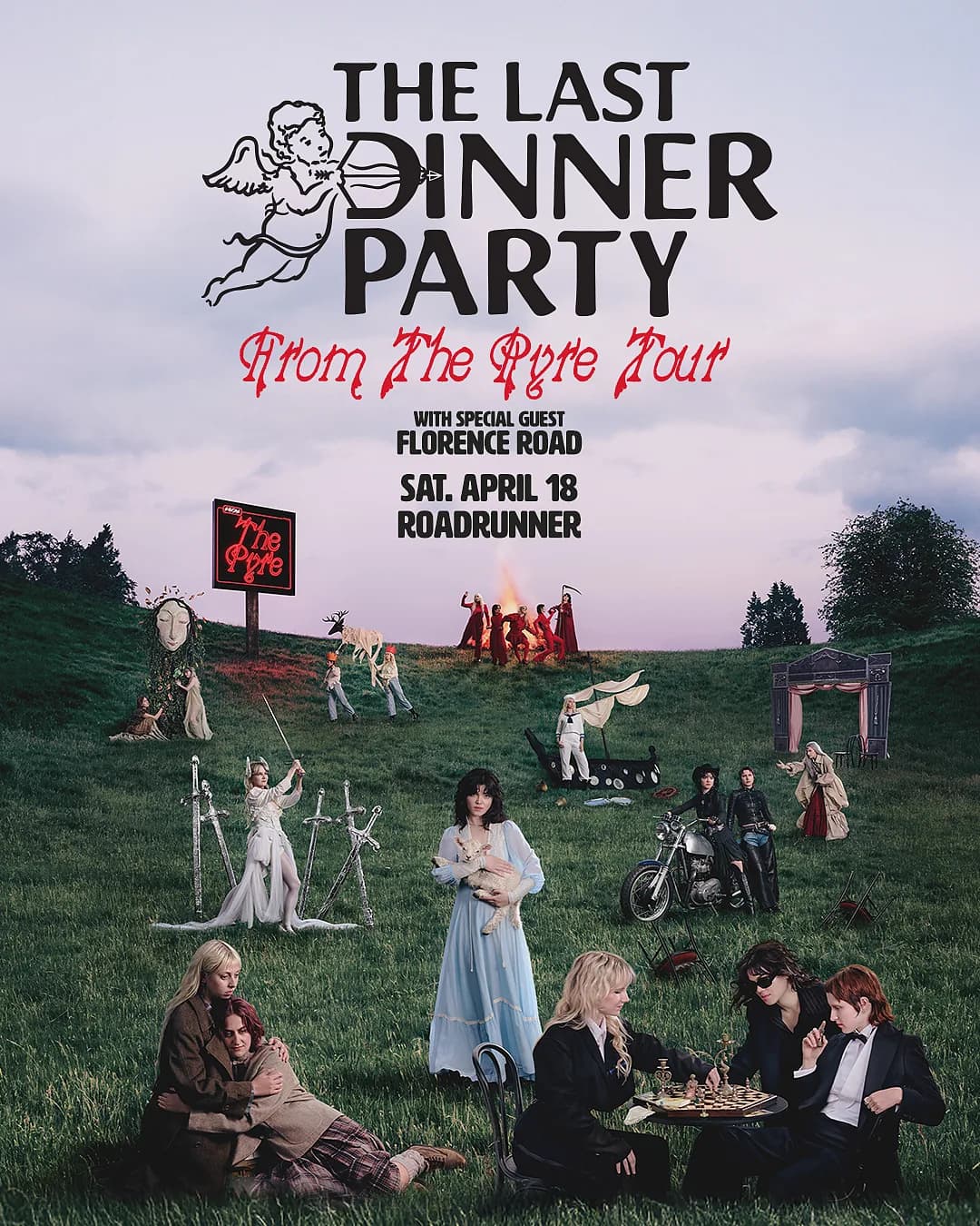 Concert poster for the last dinner party