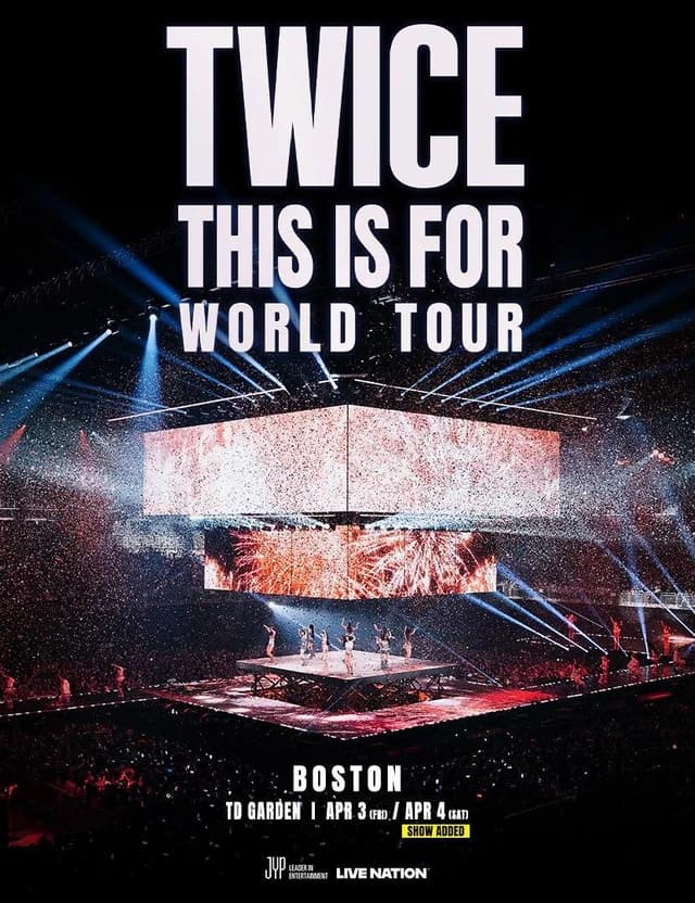 Concert poster for twice
