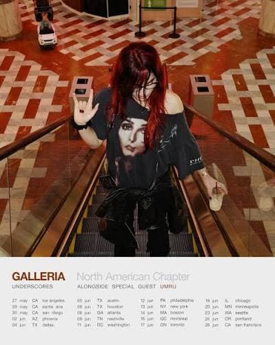 Concert poster for underscores